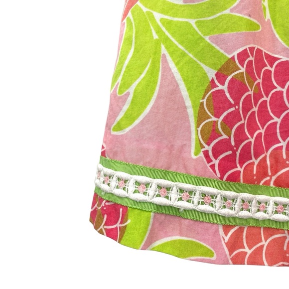 Lilly Pulitzer Vintage Pineapple Strapless Cotton Dress - Picture 9 of 13